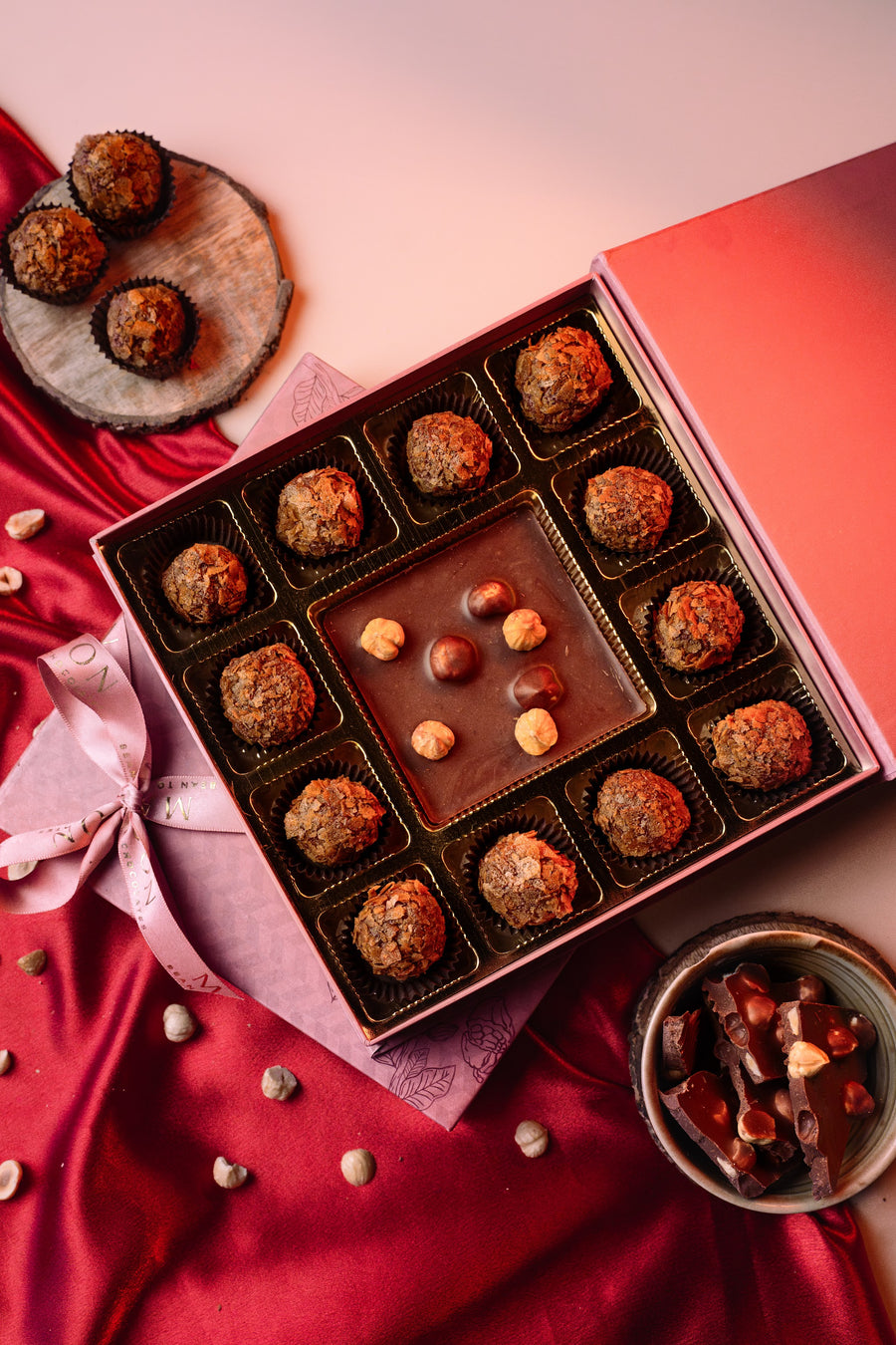Hazelnut Lovers Chocolate Box Truffle and Bark Edition