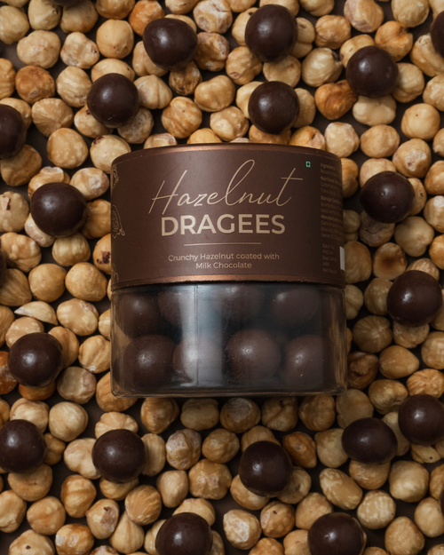 Hazelnut Chocolate Dragees (120g, 1 Jar)