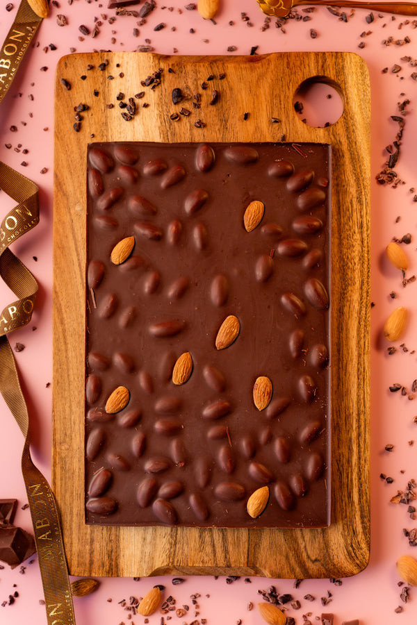 Sea Salt & Roasted Almond 55% Dark Bark - hero