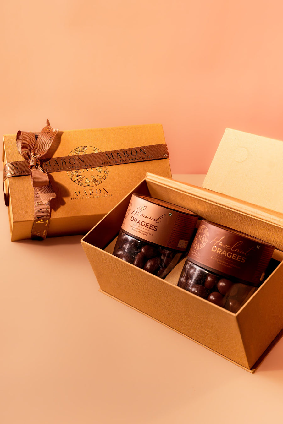 Chocolate Dragees Jars Gift Box (Box of 2)