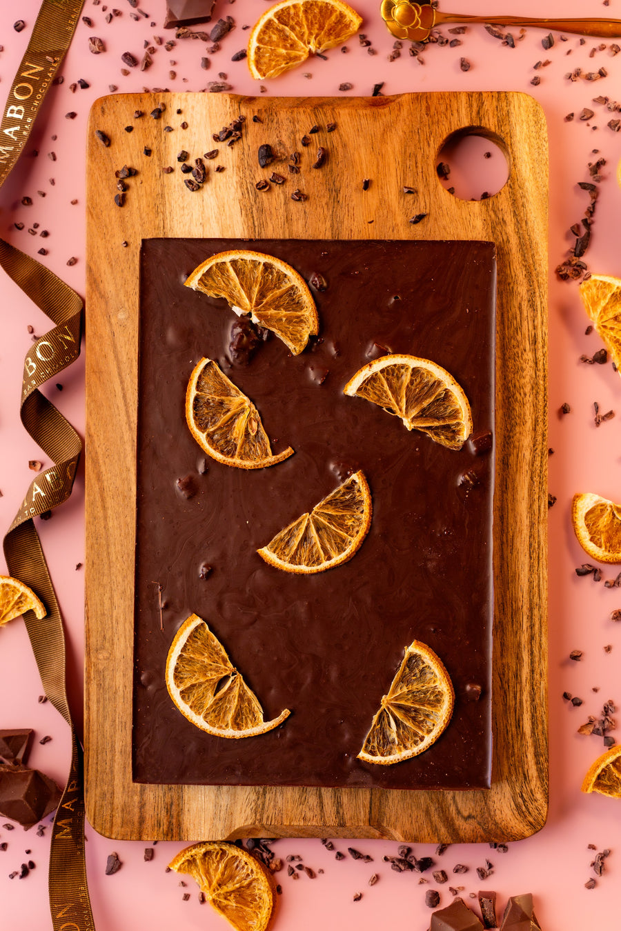 Candied Orange Chocolate Bark - hero