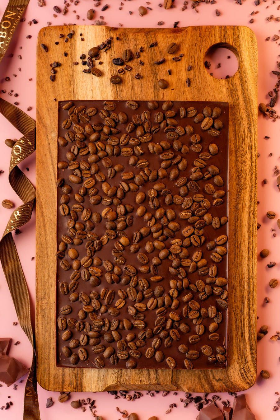 Tiramisu Bark 64% Dark Chocolate - hero