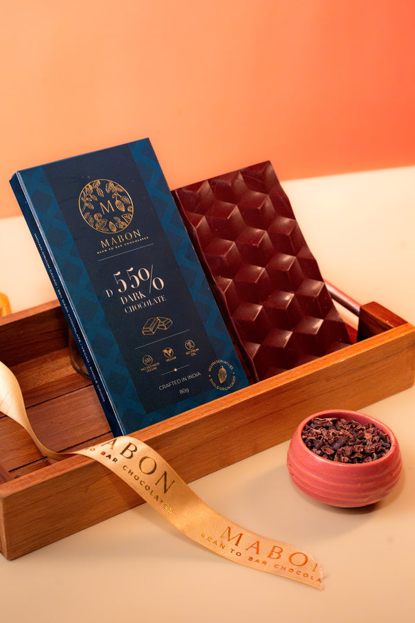 55% Dark Chocolate Bar 80g - hero