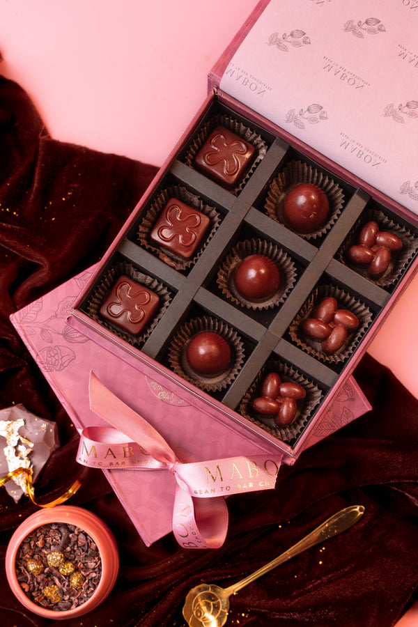 Luxury Chocolate Bonbons Box of 9 - hero
