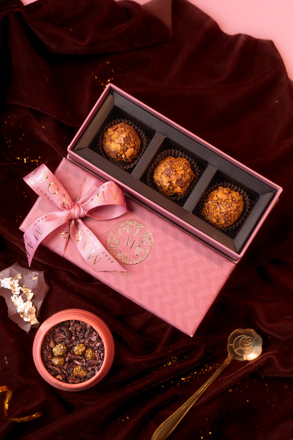 Luxury Chocolate Bonbons Box of 3 - hero
