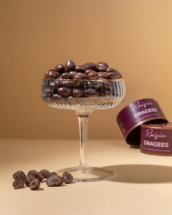 Raisin Chocolate Dragees (120g, 1 Jar)