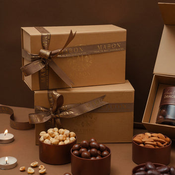 Chocolate Dragees Jars Gift Box (Box of 2)