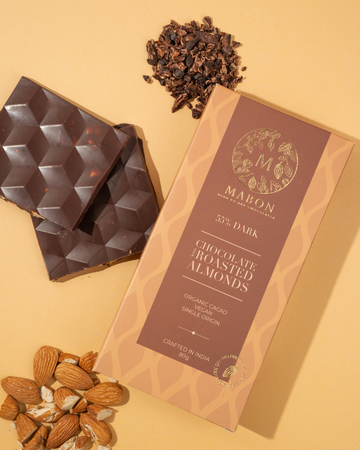 Almond Chocolate Bar (80g, 1 Bar)