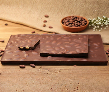 Sea Salt & Roasted Almond 55% Dark Chocolate Bark