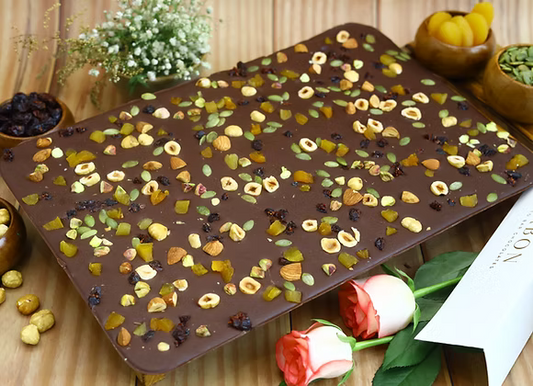 Fruit N Nut Chocolate Bark (500g, 1 Bark)