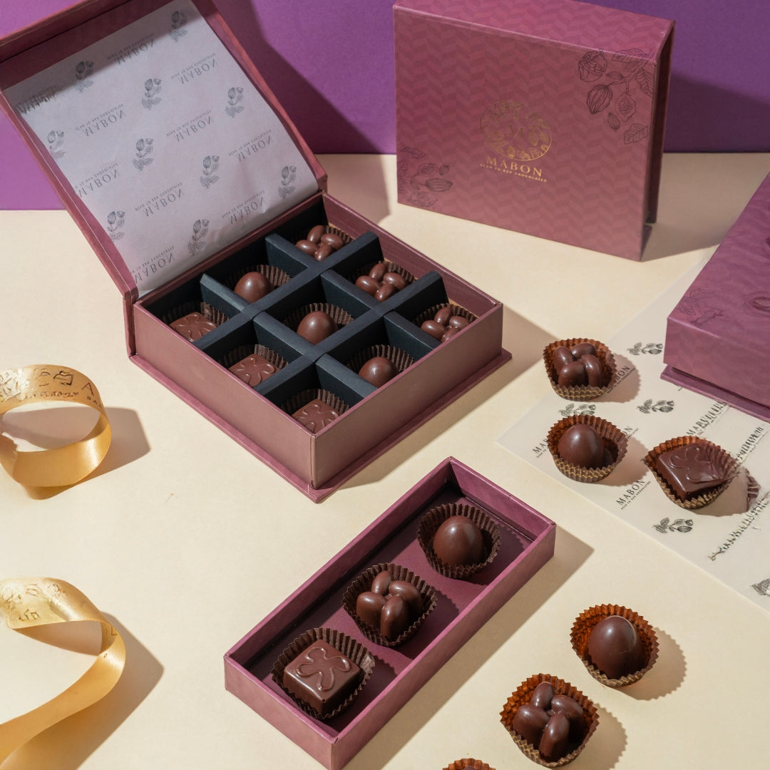 Christmas chocolate gift India handcrafted